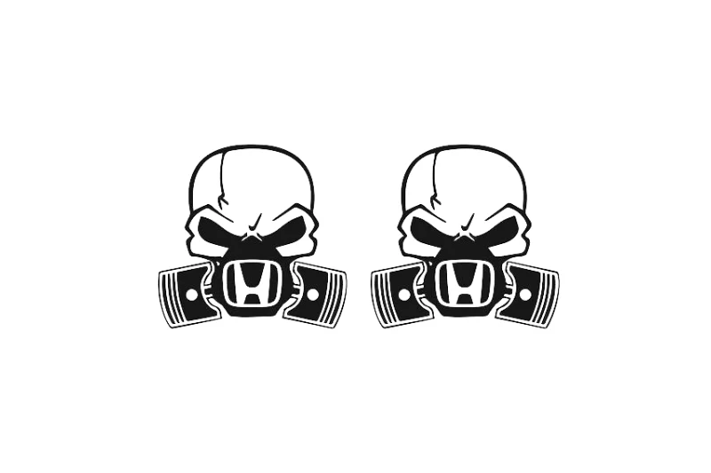 Honda emblem for fenders with Honda Gas Mask logo