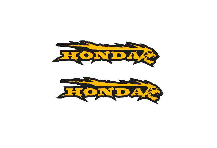 Honda emblem for fenders with Honda logo