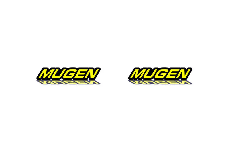 Honda emblem for fenders with Mugen logo