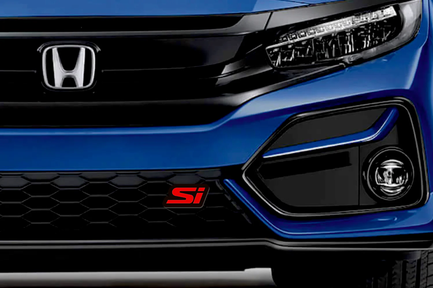 Honda Illuminated LED Radiator Grille Emblems and Badges with Si logo - Image 2