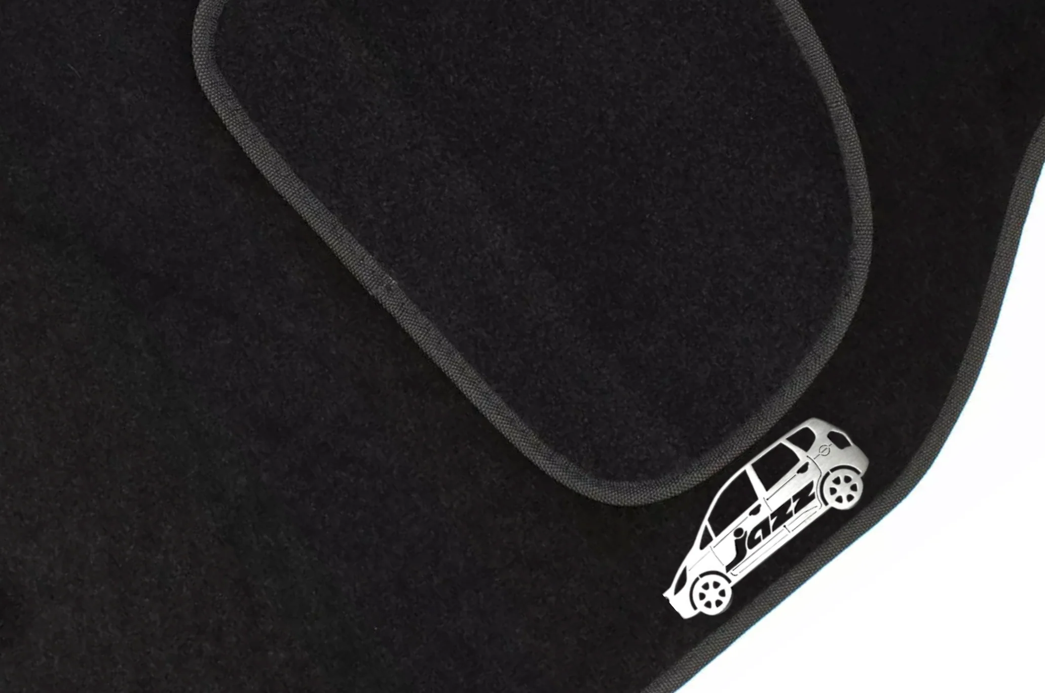 Honda Jazz II (2002-2008) Floor Mat Emblem Set – Stainless Steel Badges