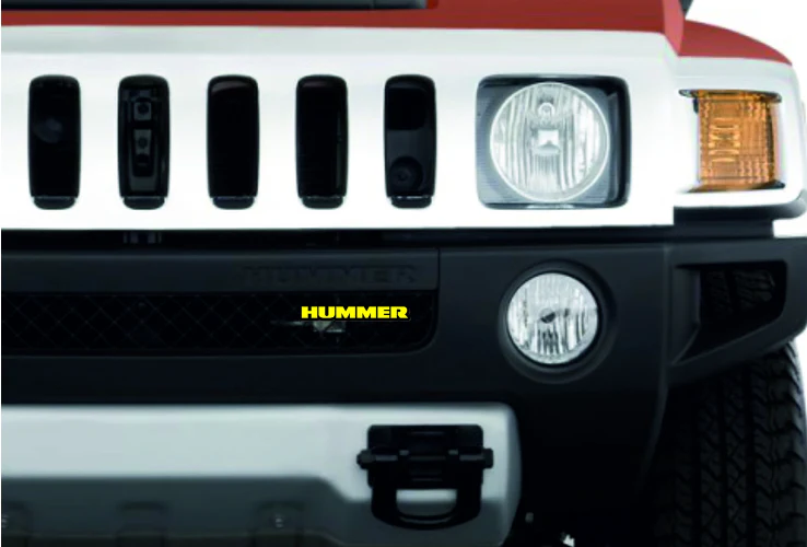 Hummer Emblem & Badge Set - Grille and Tailgate HUMMER logo - Image 2