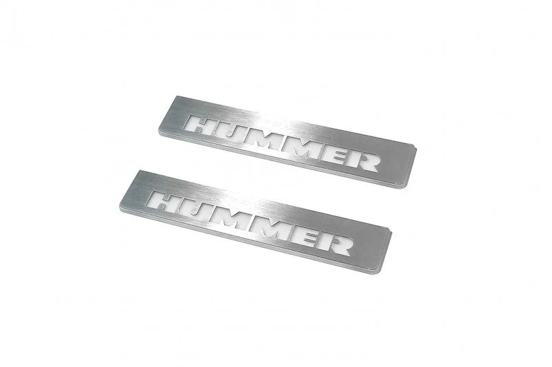 Hummer H2 2002-2009 Led Door Sills With Logo Hummer - Image 15