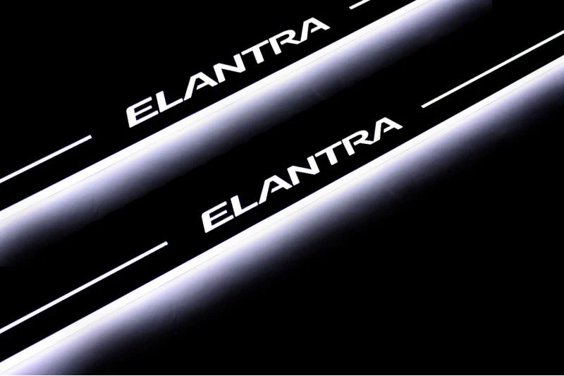 Hyundai Elantra V (MD) 2011-2016 Door Sill Lights With Logo Elantra - Image 4