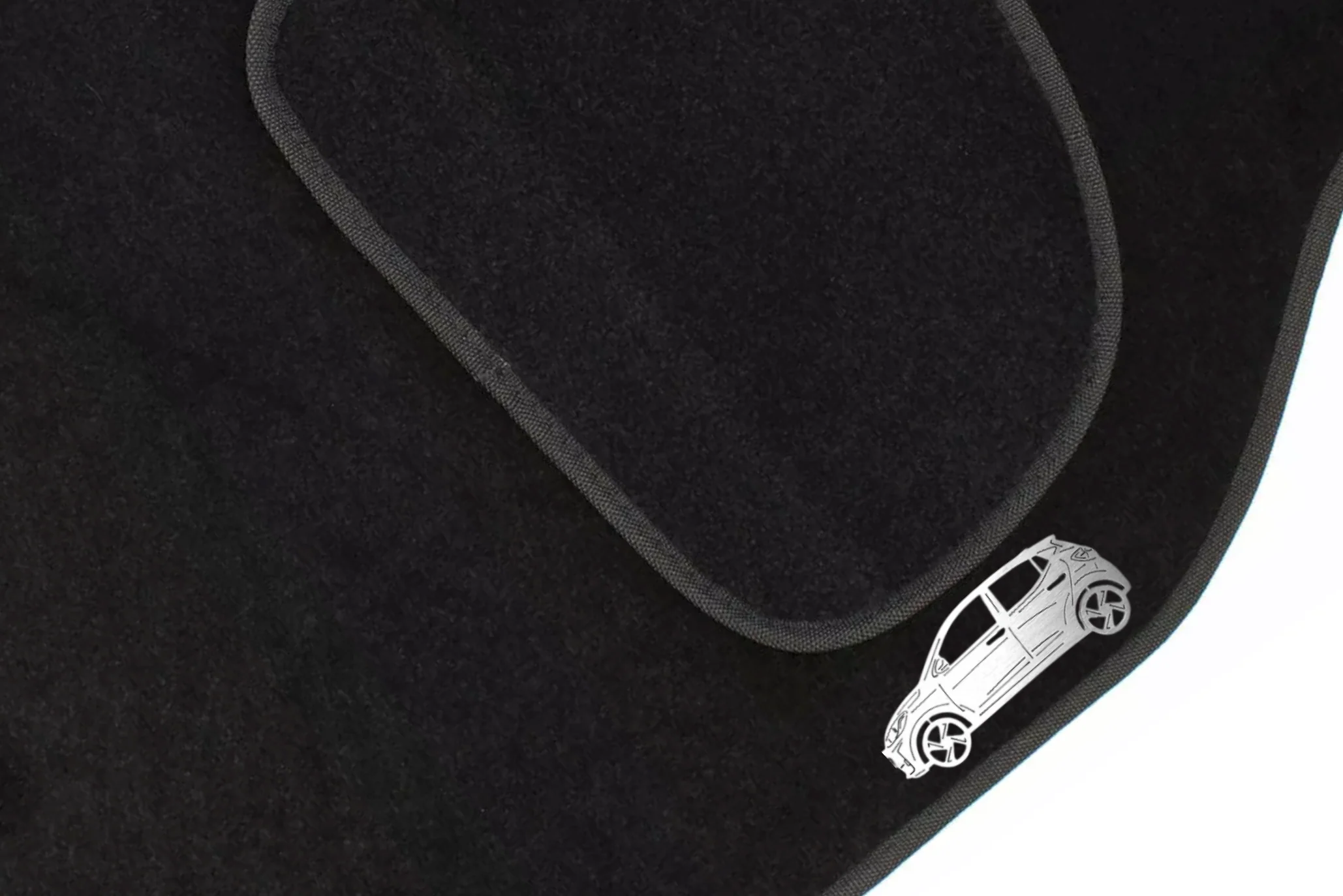 Hyundai i10 III (2019+) Floor Mat Emblem Set – Stainless Steel Badges