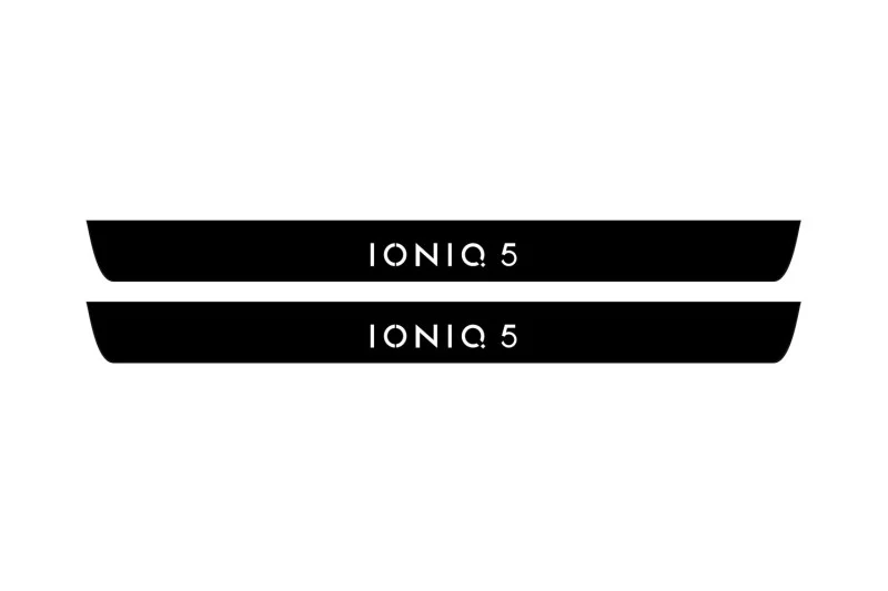 Hyundai Ioniq 5 2021+ Led Door Sill Pro With Logo Ioniq 5 (Premium Painting)