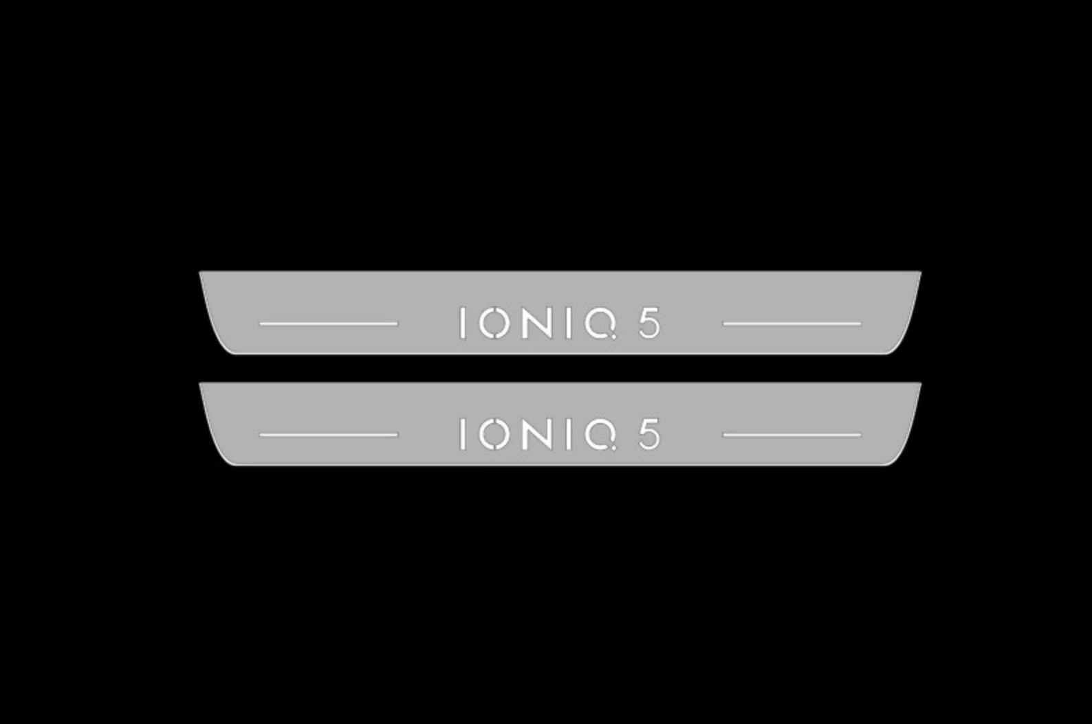 Hyundai Ioniq 5 2021+ LED Door Sills PRO With Logo Ioniq 5