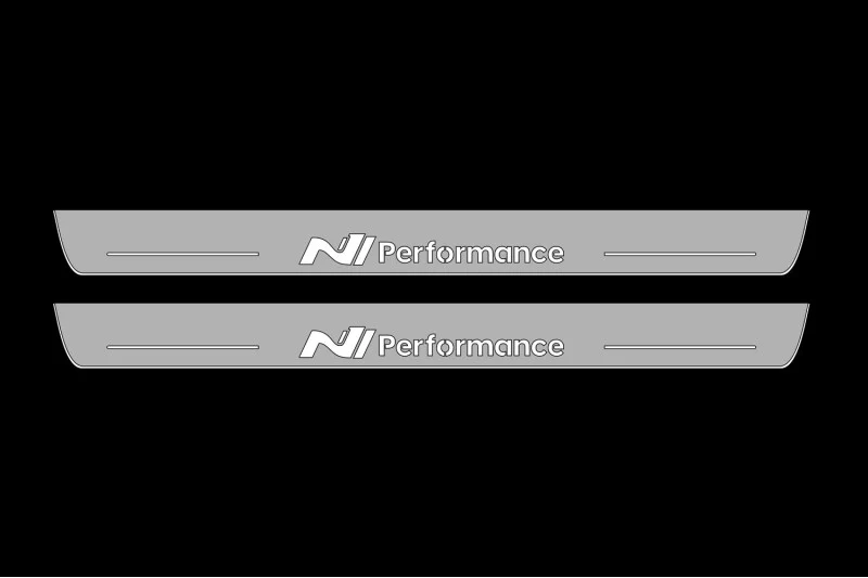 Hyundai Ioniq 5 2021+ LED Door Sills PRO With Logo N Line Performance