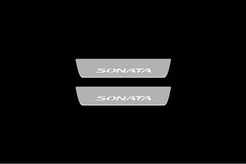 Hyundai Sonata VIII 2020+ Car Door Sill With Logo Sonata - Image 8