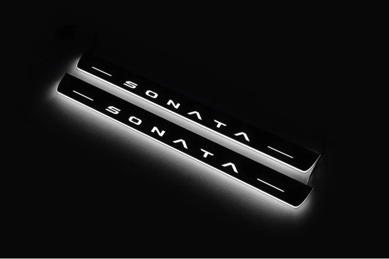 Hyundai Sonata VIII FL 2024+ Car Door Sill With Logo Sonata - Image 3