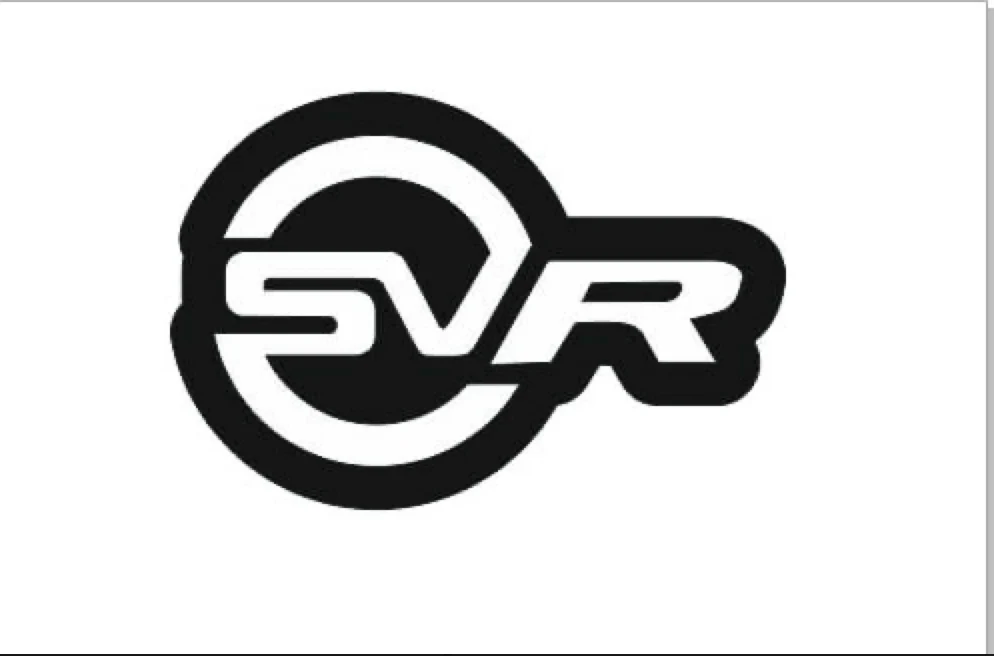 Illuminated LED Radiator Grille Emblems and Badges with SVR logo