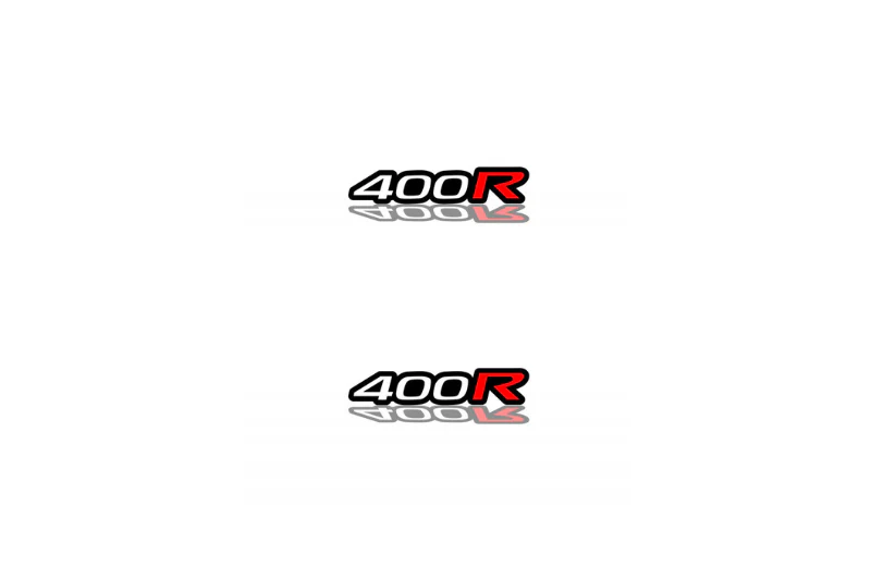 Infiniti Emblem & Badge Set - Grille and Tailgate 400R logo