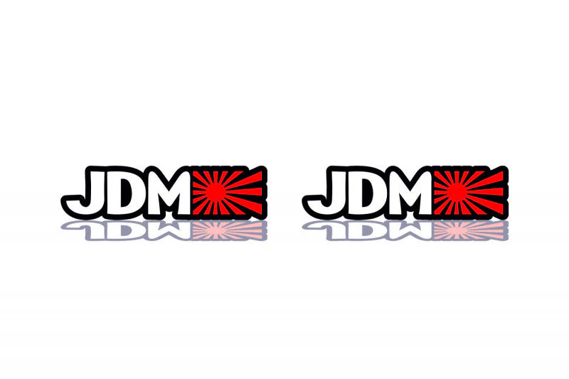 Infiniti Emblem & Badges set with JDM logo (Type 2) - Image 2