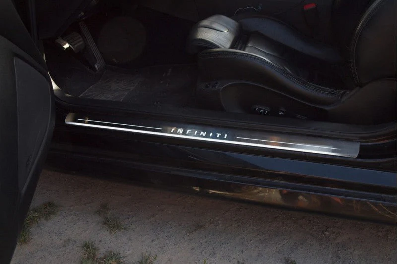 Infiniti G 4D 2007-2015 Door Sill Protectors With Logo Infiniti - Image 13