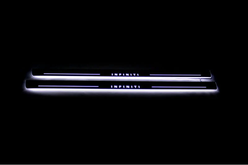 Infiniti G 4D 2007-2015 Door Sill Protectors With Logo Infiniti - Image 2