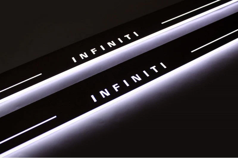 Infiniti G 4D 2007-2015 Door Sill Protectors With Logo Infiniti - Image 4