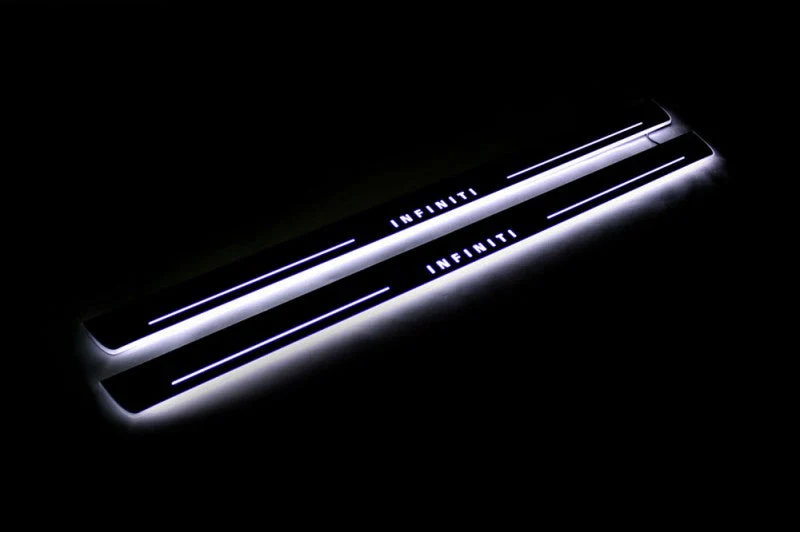 Infiniti G coupe 2008-2015 LED Door Sill With Logo Infiniti