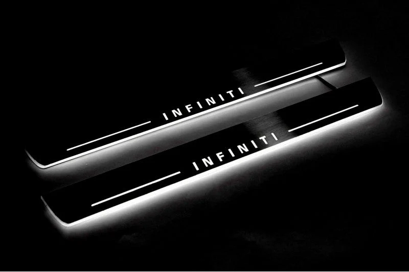 Infiniti QX80 2013+ Door Sill Led Plate With Logo Infiniti