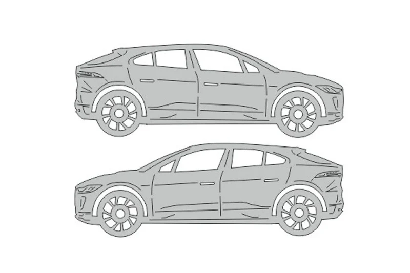 Jaguar I-Pace (2018+) Floor Mat Emblem Set – Stainless Steel Badges