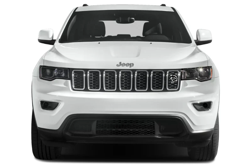 Jeep Emblem & Badge Set - Grille and Tailgate Hellcat logo (Type 2) - Image 2