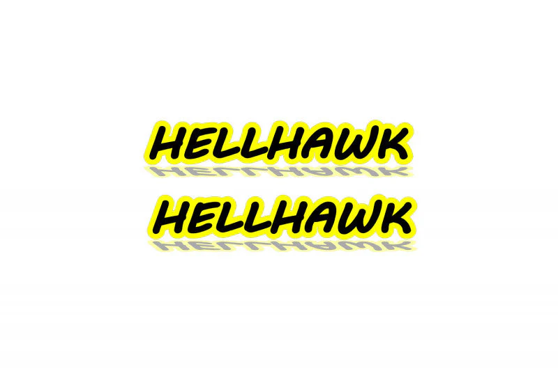 Jeep Emblem & Badge Set - Grille and Tailgate Hellhawk logo