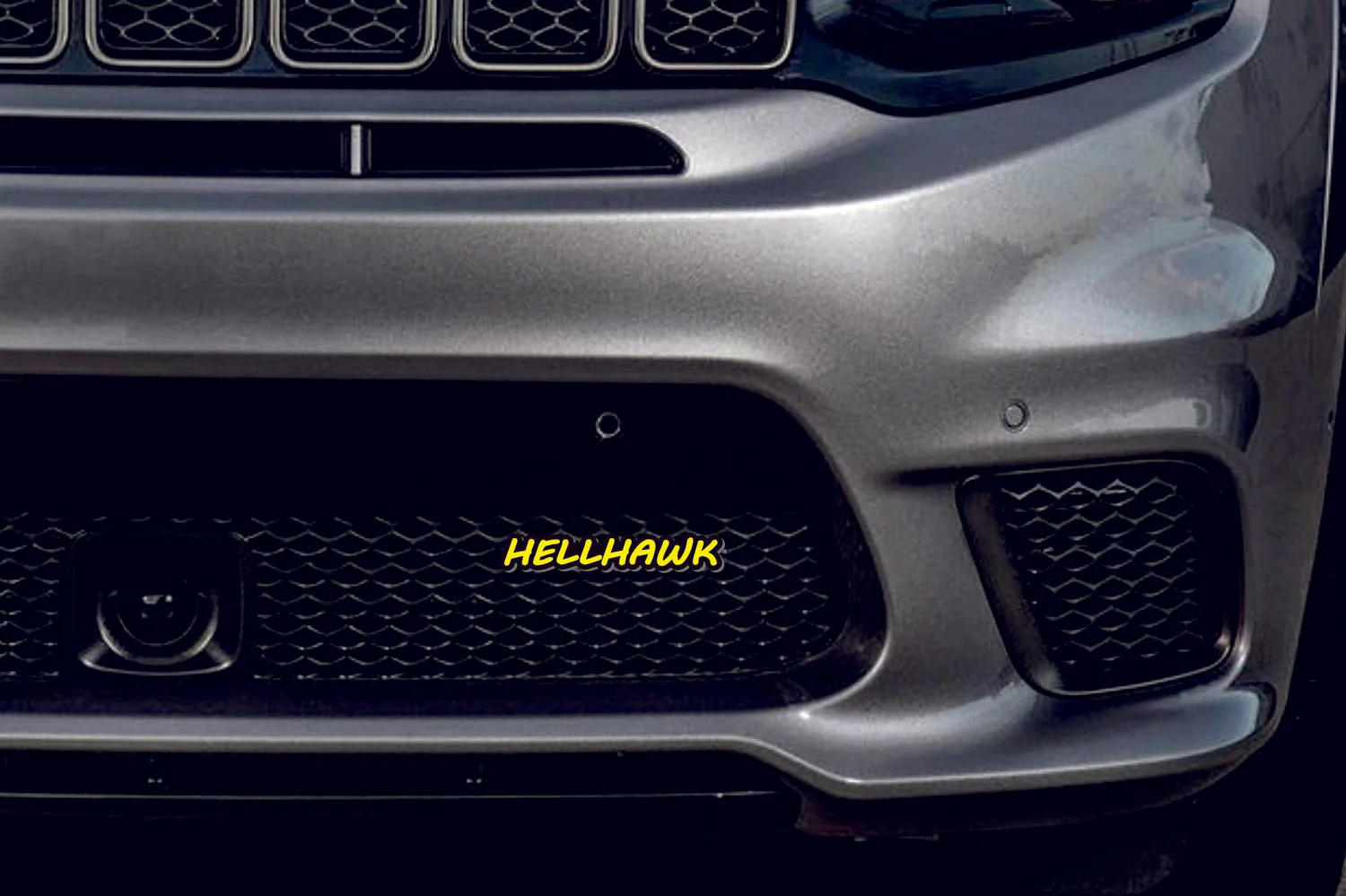 Jeep Emblem & Badge Set - Grille and Tailgate Hellhawk logo - Image 3