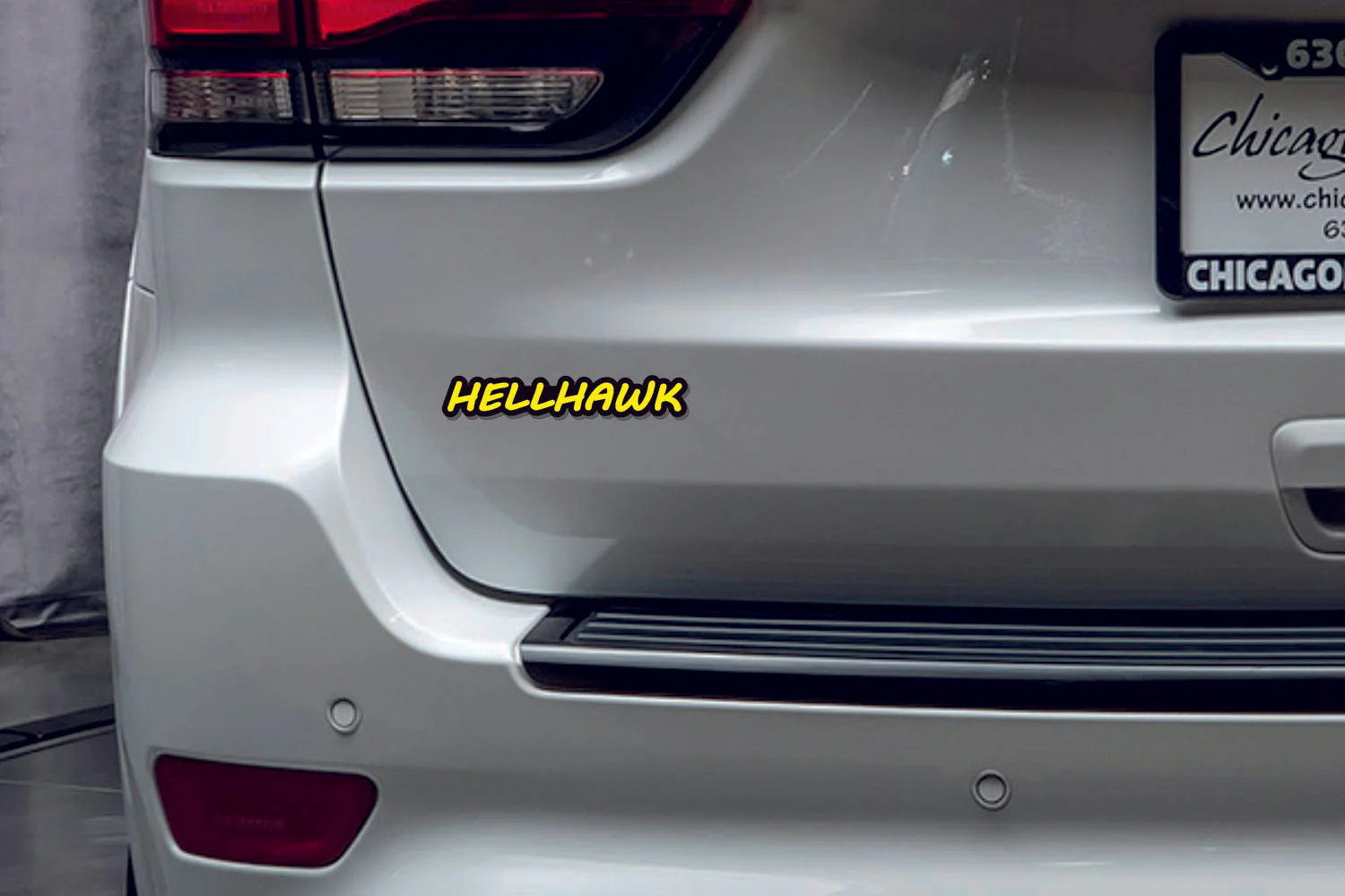 Jeep Emblem & Badge Set - Grille and Tailgate Hellhawk logo - Image 4