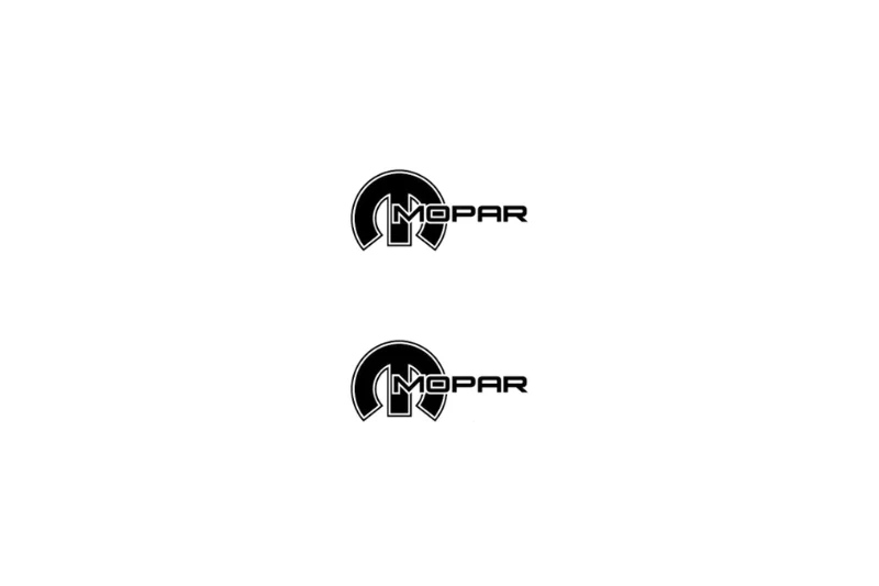 Jeep Emblem & Badge Set - Grille and Tailgate Mopar logo (Type 10)
