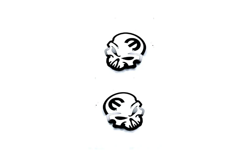 Jeep Emblem & Badge Set - Grille and Tailgate Mopar Skull logo (Type 4)