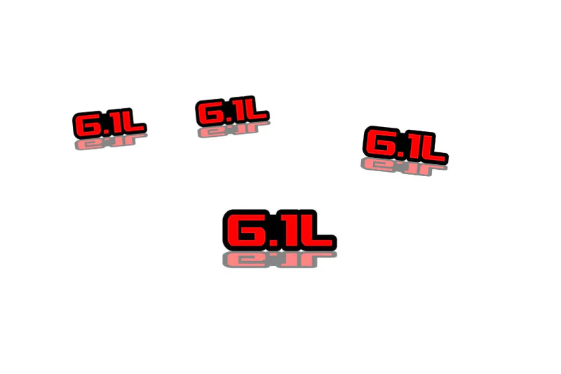 Jeep Emblem & Badges set with 6.1L logo