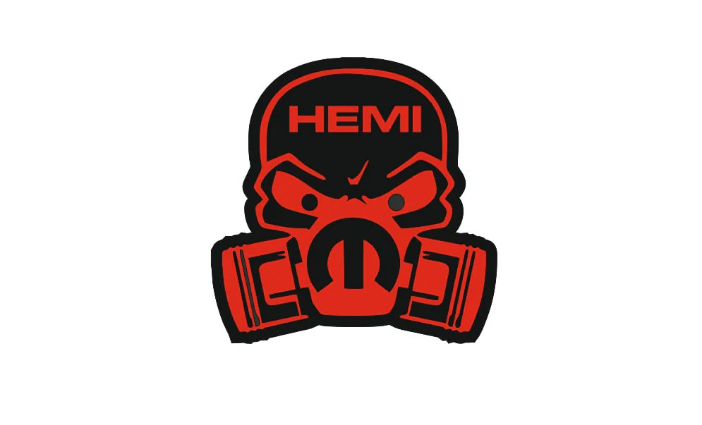 Jeep Emblem & Badges set with Mopar Hemi Piston Gas logo - Image 4