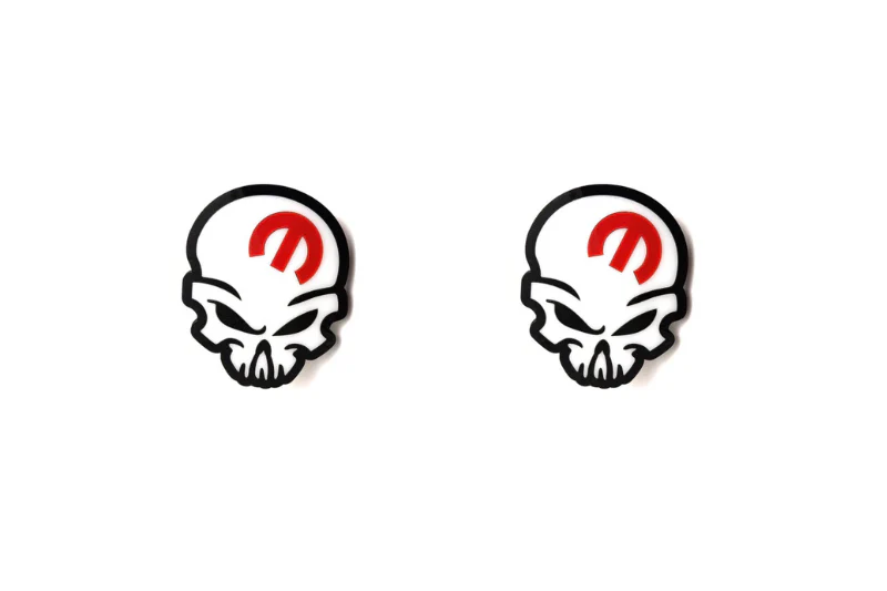 Jeep Emblem & Badges set with Mopar Skull logo - Image 2