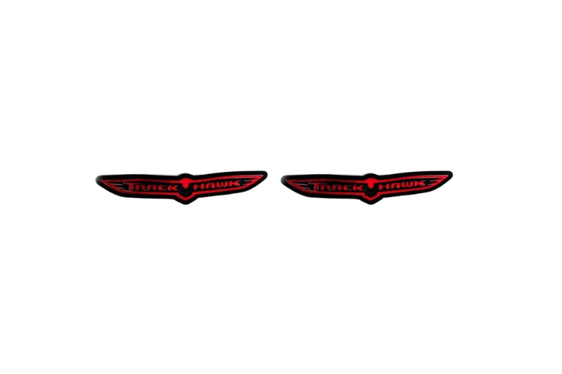 Jeep Emblem & Badges set with TrackHawk logo (Type 2) - Image 2