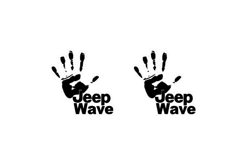 JEEP emblem for fenders with Jeep Wave logo