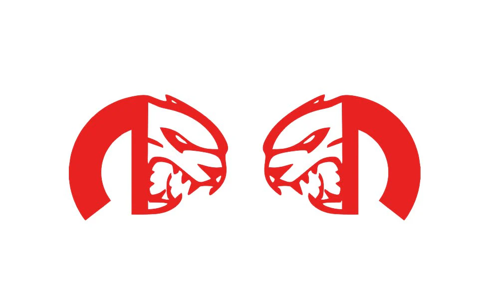 JEEP emblem for fenders with Mopar Hellcat logo - Image 3