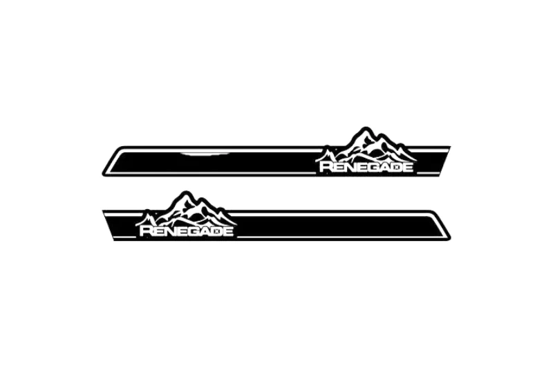 JEEP emblem for fenders with Renegade logo
