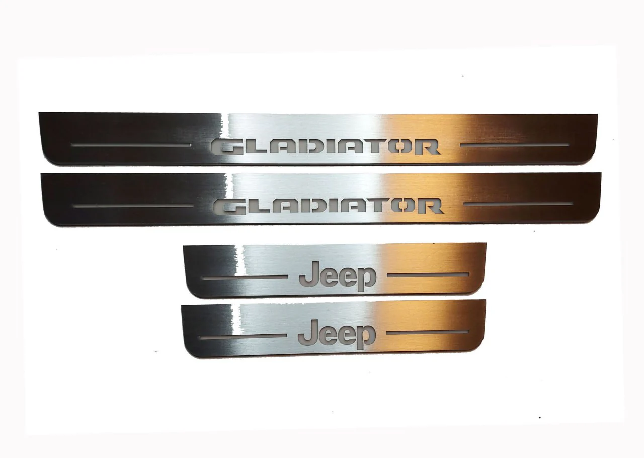 Jeep Gladiator JT 2019+ Door Sill Led Plate With Jeep Gladiator Logo - Image 11