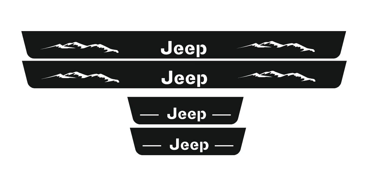 Jeep Gladiator JT 2019+ Door Sill Led Plate With Jeep Logo - Image 3
