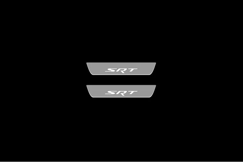 Jeep Grand Cherokee III 2005-2010 Auto Door Sills With Logo SRT - Image 2