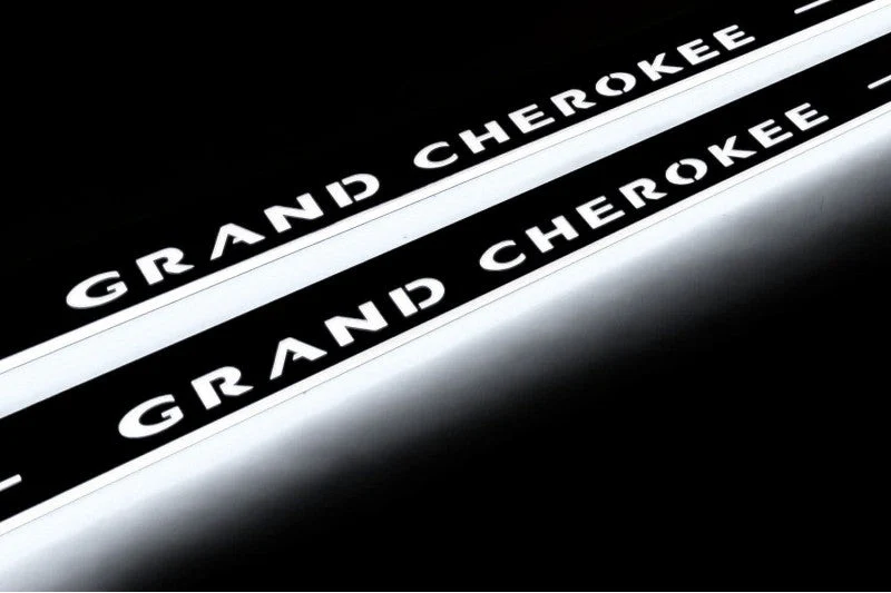 Jeep Grand Cherokee III 2005-2010 Car Door Sill With Logo Grand Cherokee - Image 4