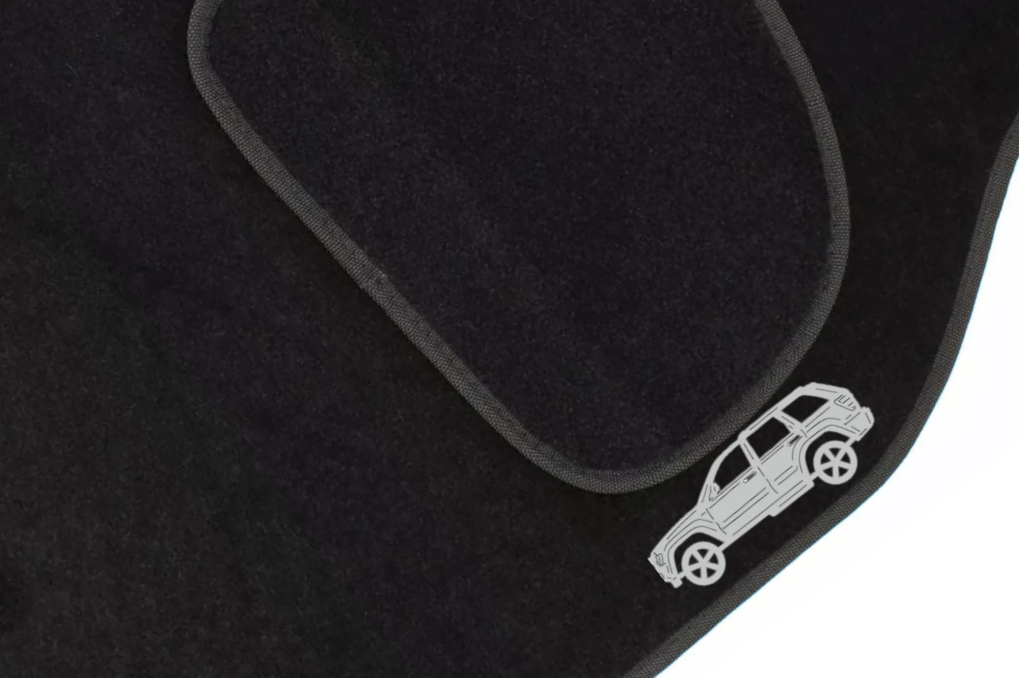Jeep Grand Cherokee III (2005-2010) Floor Mat Emblem Set – Stainless Steel Badges