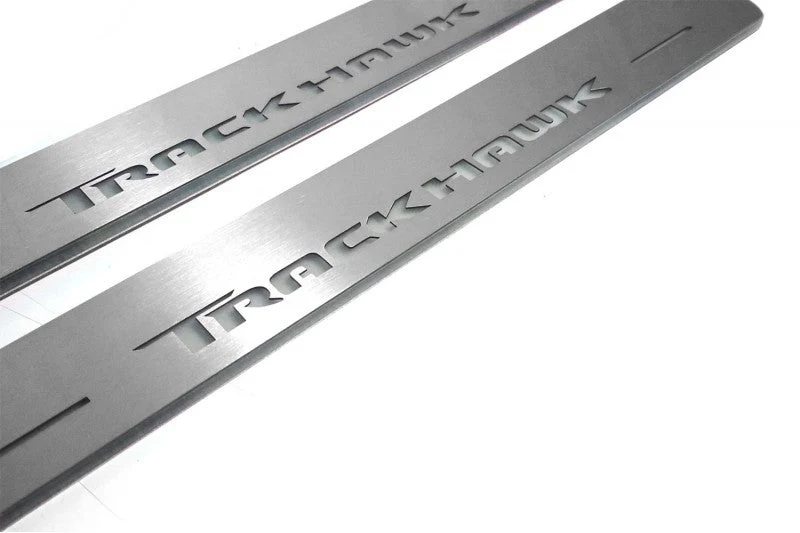 Jeep Grand Cherokee IV 2010-2021 LED Car Door Sill With Logo TrackHawk - Image 8