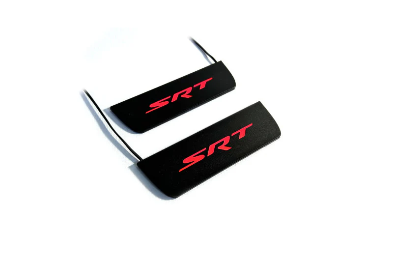 Jeep Grand Cherokee IV 2010-2021 Led Door Sill Pro With Logo SRT (Premium Painting) - Image 7