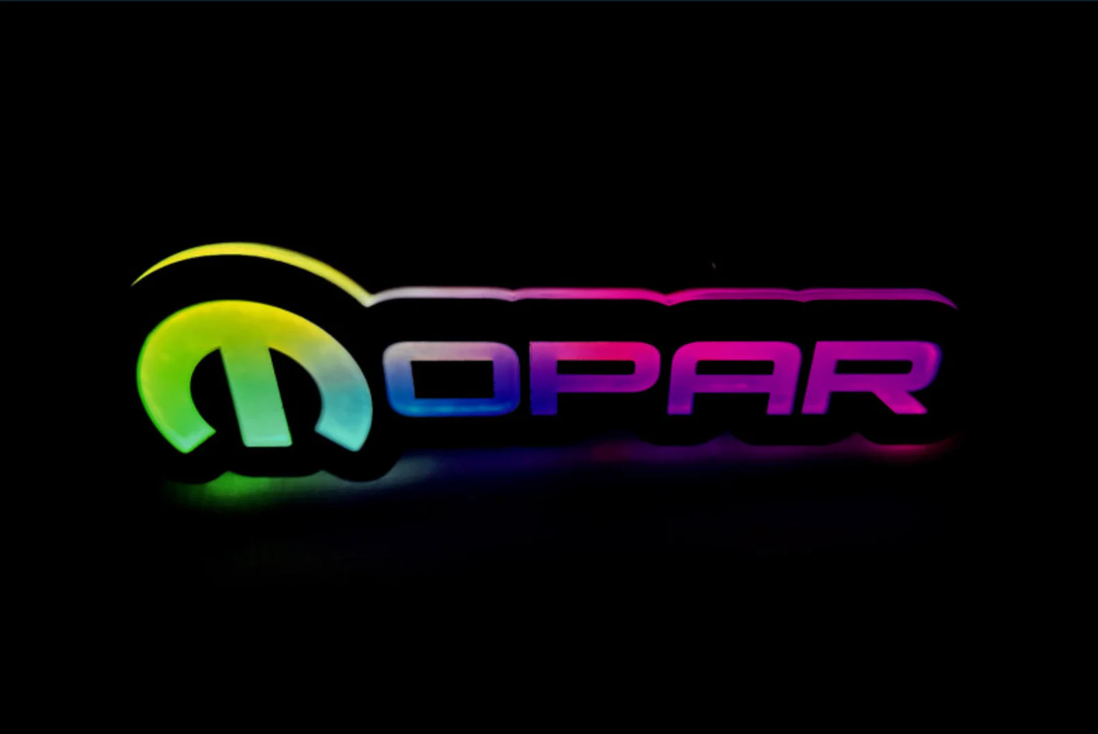 Chrysler Illuminated LED Radiator Grille Emblems and Badges with Mopar (type 2) logo - Image 11