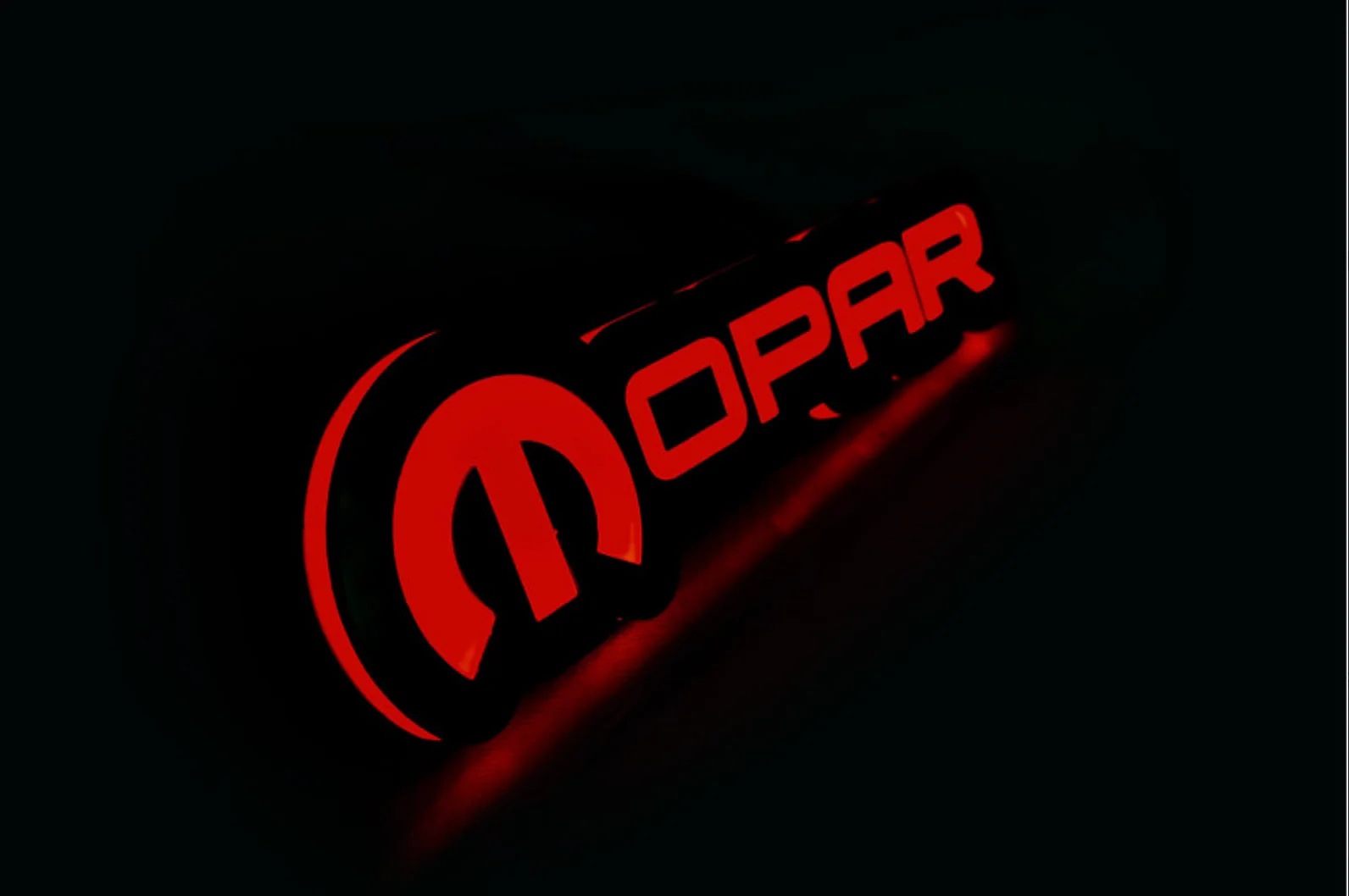 Chrysler Illuminated LED Radiator Grille Emblems and Badges with Mopar (type 2) logo - Image 9