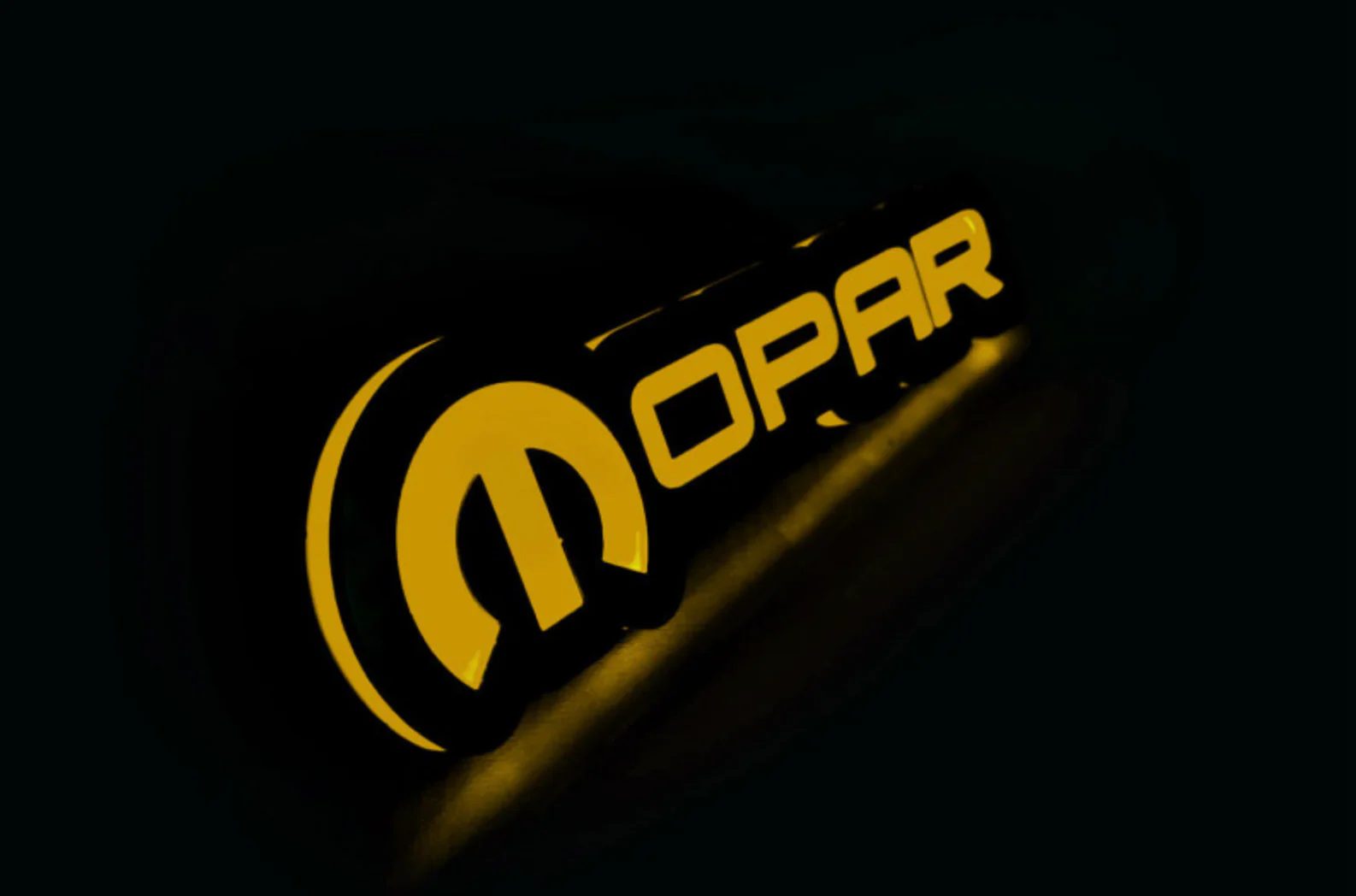 Chrysler Illuminated LED Radiator Grille Emblems and Badges with Mopar (type 2) logo - Image 10