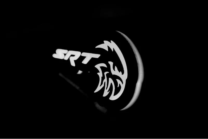 Jeep Illuminated LED Radiator Grille Emblems and Badges with SRT HellHawk logo - Image 11