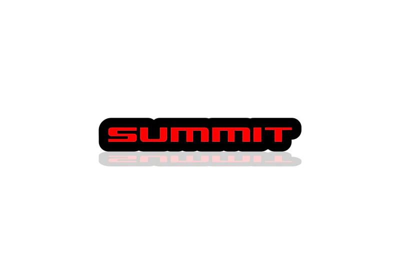 Jeep Illuminated LED Radiator Grille Emblems and Badges with Summit logo