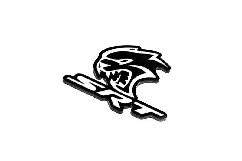 JEEP Radiator grille emblem with Hellcat + SRT logo - Image 3