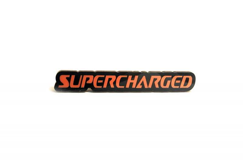 JEEP Radiator grille emblem with Supercharged logo - Image 2